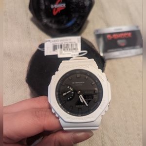 G-SHOCK Stainless Steel & Resin Strap Digital Watch GA2100-7A